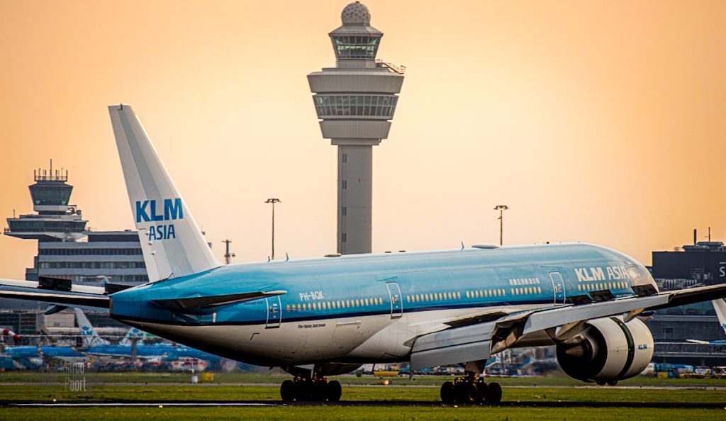 Buitenveldertbaan KLM Asia - Schiphol Amsterdam Airport